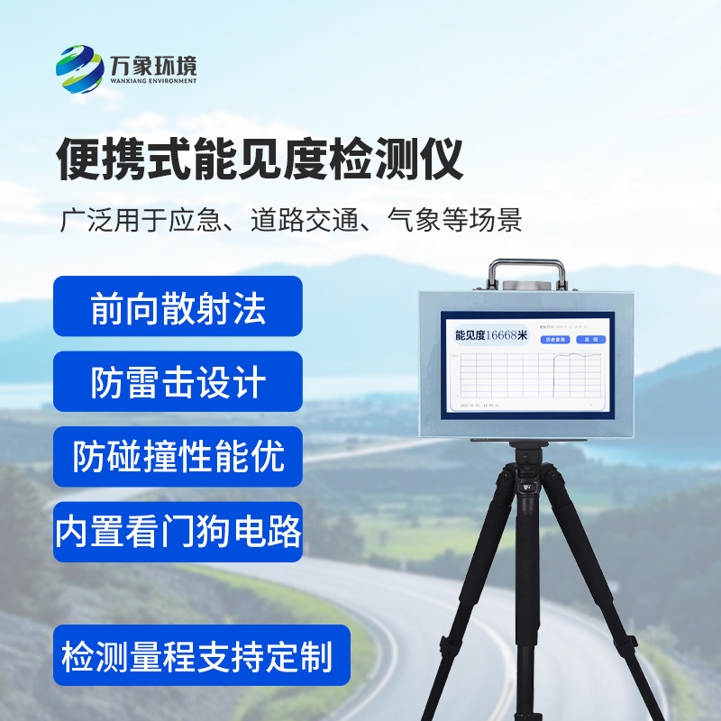 便攜式能見度檢測儀：廣泛用于應(yīng)急、道路交通、氣象等場景能見度檢測